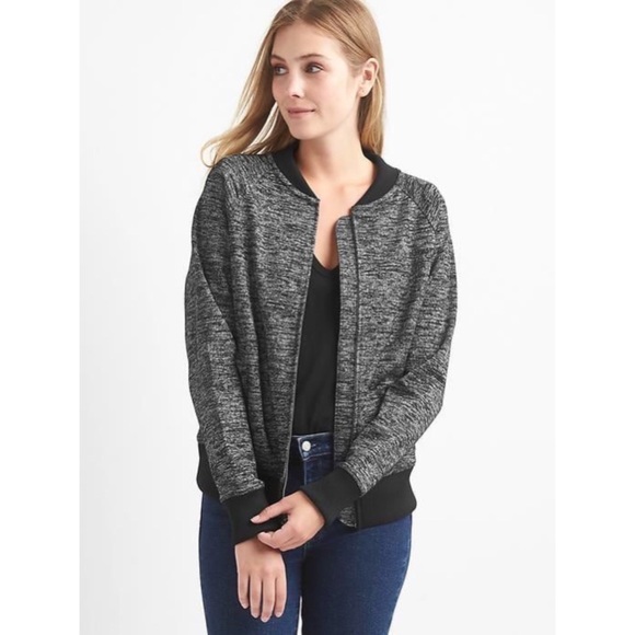 GAP Jackets & Blazers - SALE GAP Marled Knit Bomber Jacket